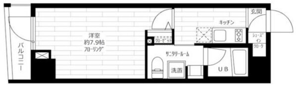 ステージファースト駒沢の物件間取画像